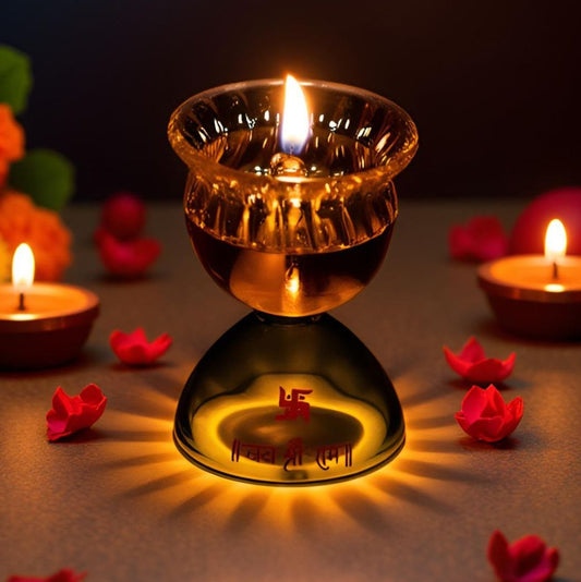Luxe Swastik Diya