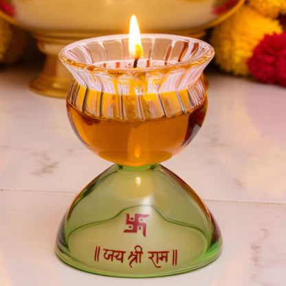 Luxe Swastik Diya