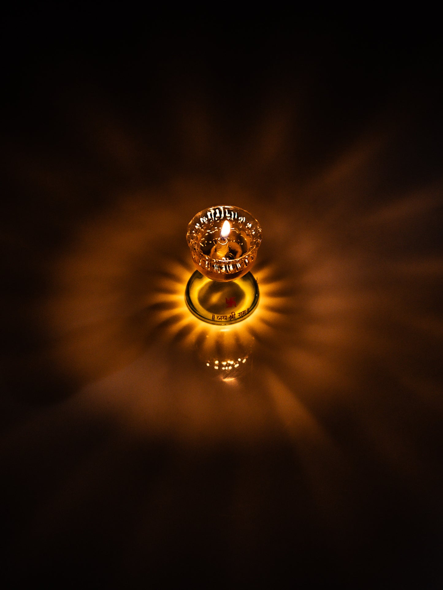 Luxe Swastik Diya
