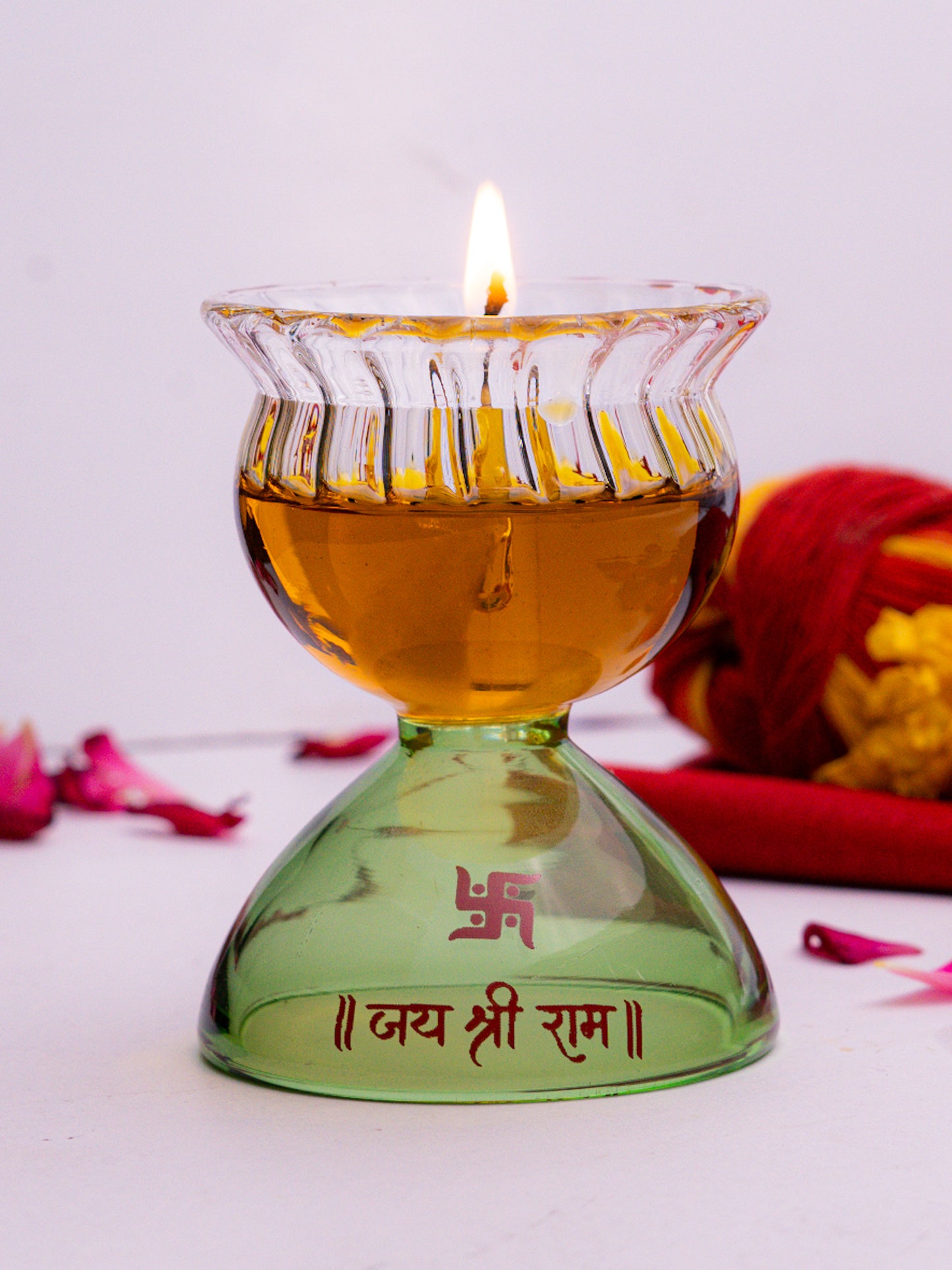 Luxe Swastik Diya