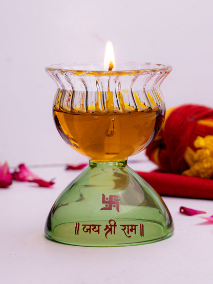 Luxe Swastik Diya