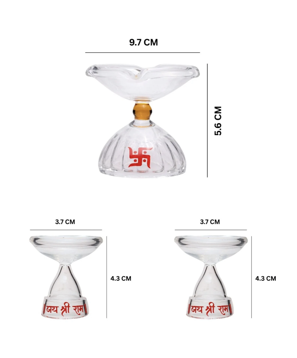Eternal Clear set of 3 pcs